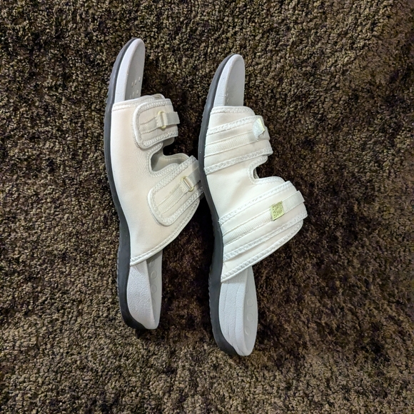 Vionic women's white sandal slides 9 - Picture 2 of 9